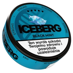 Woreczki nikotynowe ICEBERG 20mg – Black Mint Snus AKCYZA