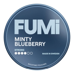 Woreczki nikotynowe FUMI 8mg – Minty Blueberry Strong Snus AKCYZA