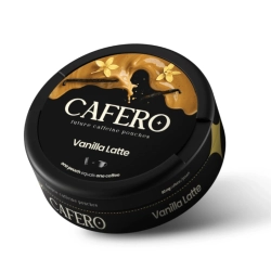 Woreczki kofeinowe CAFERO 80mg – Vanilla Latte Snus Woreczki kofeinowe CAFERO 80mg – Vanilla Latte Snus