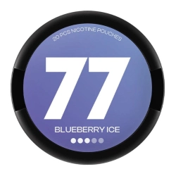Woreczki nikotynowe 77 SLIM 10.4mg – Blueberry Ice Snus AKCYZA