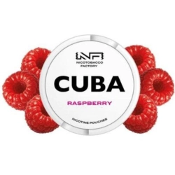 Woreczki nikotynowe CUBA WHITE 16mg – Raspberry Snus AKCYZA