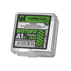 DIY – WOTOFO Siatki Nexmesh Chill A1 0.15 Ohm (10szt.)