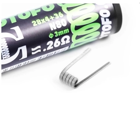 DIY – WOTOFO Quad Core Fused Clapton 3mm 0.26 Ohm (10szt.)