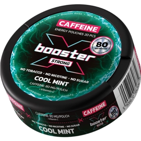 Woreczki Kofeinowe X-BOOSTER 80mg – Cool Mint Snus
