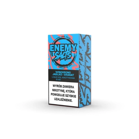 Liquid Enemy Salt 18mg 9ml Winogrono Jabłko Granat