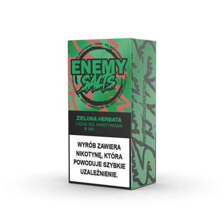 Liquid Enemy Salt 18mg 9ml Zielona Herbata