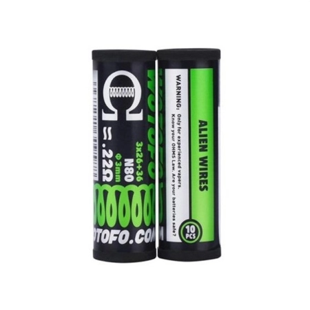 DIY – WOTOFO Grzałki Alien Wires 3mm 0.22 Ohm (10szt.)
