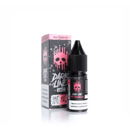 Liquid Dark Line Salt 10ml Milk Strawberry 20mg