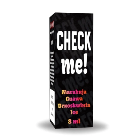 Longfill Aromat CHECK me! 8/10ml Marakuja Guawa Brzoskwinia Ice