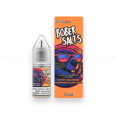 Liquid Bober Salts 20mg 10ml Kiwi Guawa Marakuja Ice