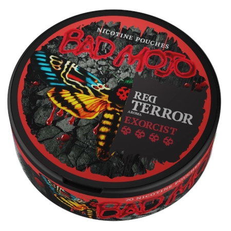 Woreczki nikotynowe BAD MOJO 20mg – Red Terror 4/4 Exorcist Snus AKCYZA