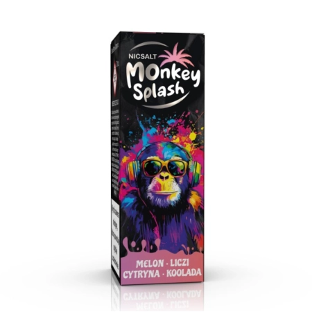 Liquid Monkey Splash 10ml 20mg Melon Liczi Cytryna Koolada