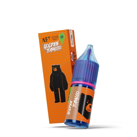 Liquid Go Bears Salt Net 10ml 20mg Golden Tobacco