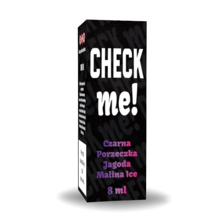 Longfill Aromat CHECK me! 8/10ml Czarna Porzeczka Jagoda Malina Ice