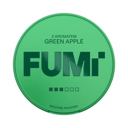 Woreczki nikotynowe FUMI 8mg – Green Apple Strong Snus AKCYZA