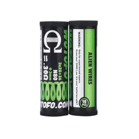 DIY – WOTOFO Alien Prebuilt 3mm 0.30 Ohm (10szt.)