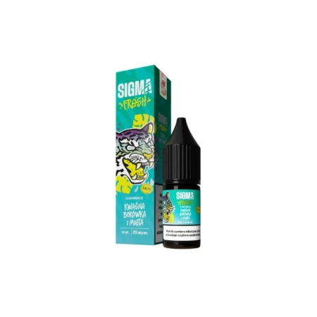 Liquid Sigma Fresh Salts 10ml 20mg Kwaśna Borówka i Mięta