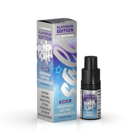 Liquid Pinky Platinium Salt 10ml 20mg Borówka Jeżyna Pomarańcza