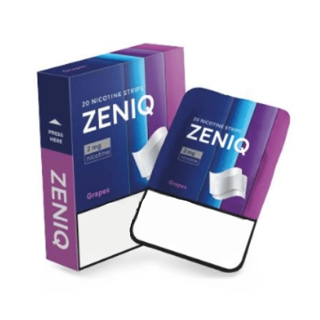 Listki Nikotynowe ZENIQ – Grape Ice 2mg AKCYZA
