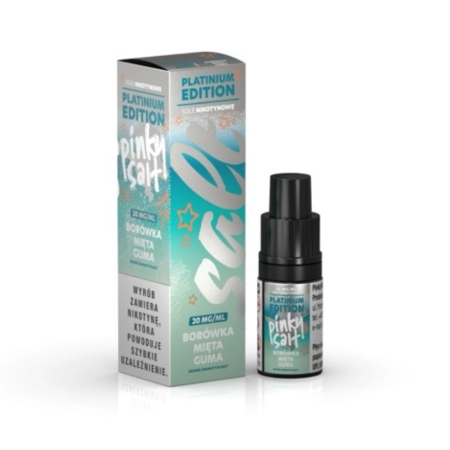Liquid Pinky Platinium Salt 10ml 20mg Borówka Mięta Guma