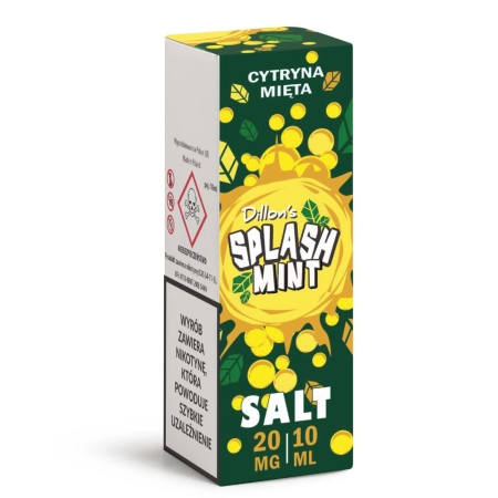 Liquid Splash Mint Salt 20mg 10ml Cytryna Mięta