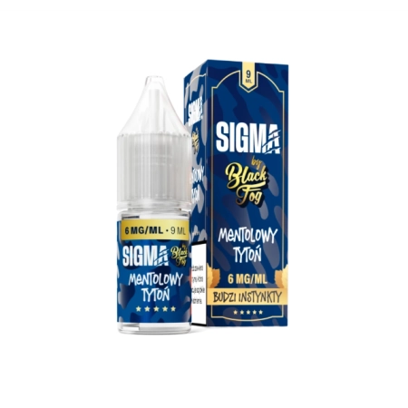 Liquid Sigma by Black Fog 6mg 9ml Mentolowy Tytoń