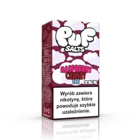 Liquid PUF Salts 20mg 8ml Raspberry Cherry Ice