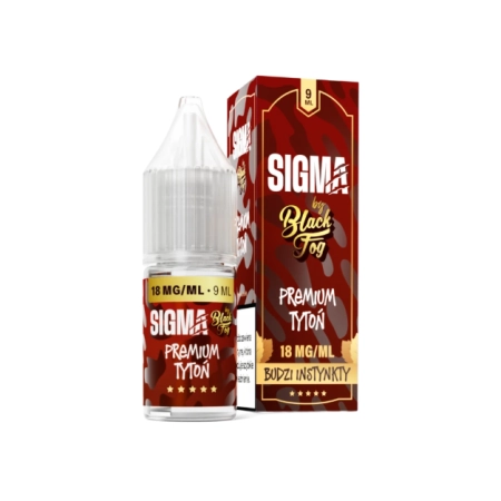 Liquid Sigma by Black Fog 18mg 9ml Premium Tytoń