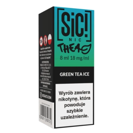 Liquid SIC! NIC 8ml 18mg Green Tea Ice – Thea