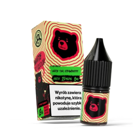Liquid Go Bears Salt Tea 8ml 20mg White Tea Strawberry