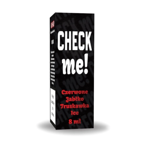Longfill Aromat CHECK me! 8/10ml Czerwone Jabłko Truskawka Ice