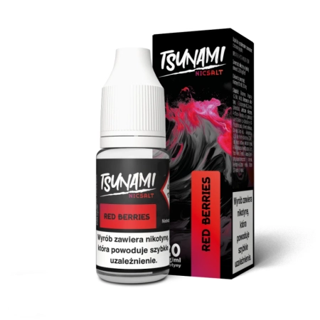 Liquid Tsunami Salt 10ml 10mg Red Berries