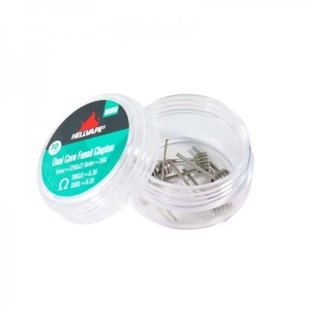 DIY – HELLVAPE Grzałki Dual Core Fused Claptons 3mm 0.36/0.18 Ohm (10szt.)