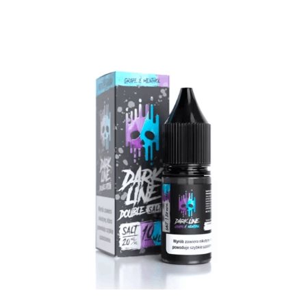 Liquid Dark Line Double Salt 10ml Grape Menthol 20mg