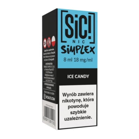 Liquid SIC! NIC 8ml 18mg Ice Candy – Simplex