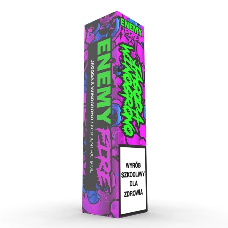 Longfill Aromat Enemy Fire 9/10ml Jagody Winogrono