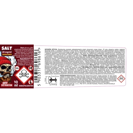 Baza Shot Doctor Vape Salt 50/50 10ml 20mg
