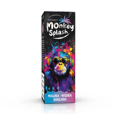 Liquid Monkey Splash 10ml 20mg Malina Wiśnia Koolada