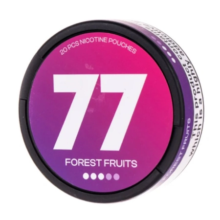 Woreczki nikotynowe 77 SLIM 10.4mg – Forest Fruits AKCYZA