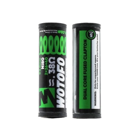 DIY – WOTOFO Grzałki Dual Core Fused Clapton 3mm 0.38 Ohm (5szt.)