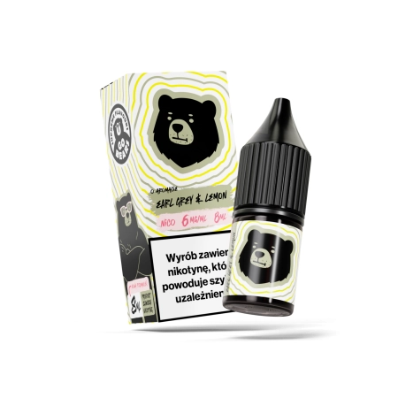 Liquid GO BEARS Classic 6mg 8ml Earl Grey Lemon