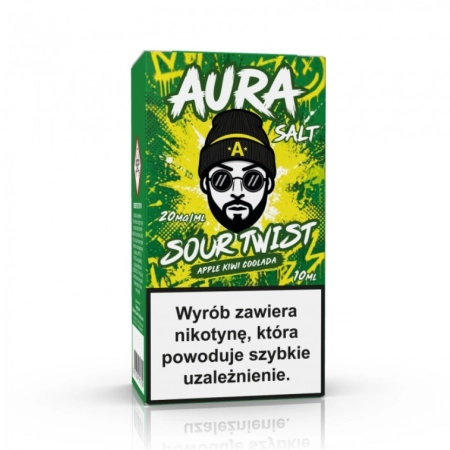 Liquid Aura Salt 20mg 10ml Sour Twist