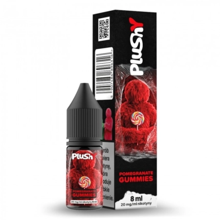 Liquid Plushy Salt Candy 8ml Pomegranate Gummies 20mg