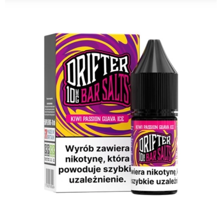 Liquid Drifter Salts 20mg 10ml Kiwi Passion Guava Ice