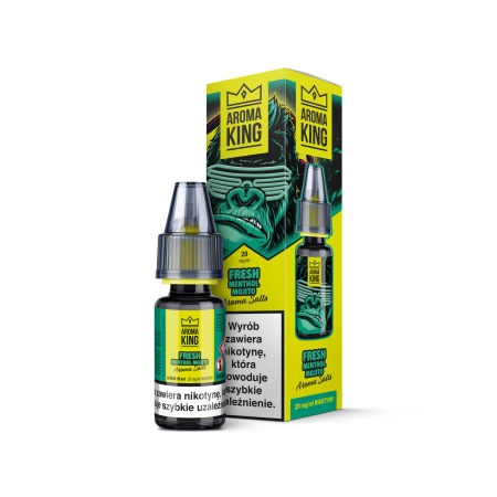 Liquid Aroma King Gorilla Salt 20mg 10ml Fresh Menthol Mojito