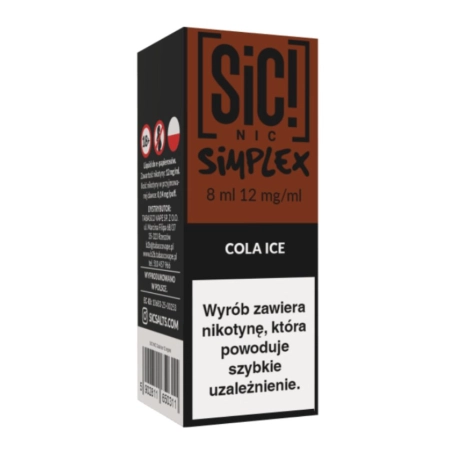 Liquid SIC! NIC 8ml 12mg Cola Ice – Simplex
