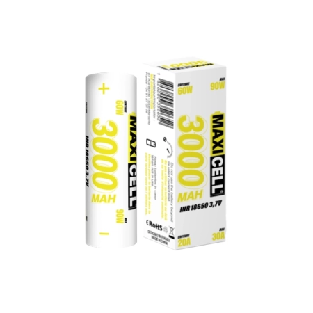 Akumulator 18650 30A 3000mAh Maxi Cell akus