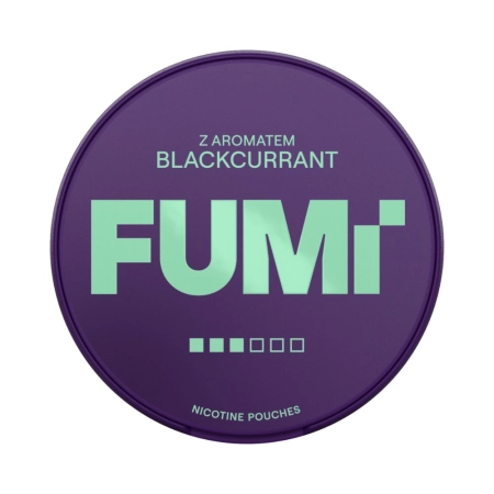 Woreczki nikotynowe FUMI 8mg – Blackcurrant Strong Snus AKCYZA