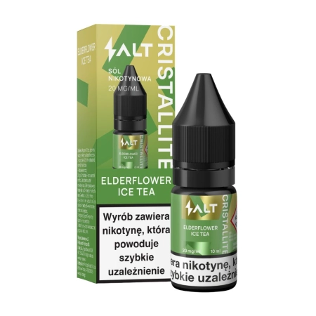 Liquid Cristallite Salt 20mg 10ml Elderflower Ice Tea
