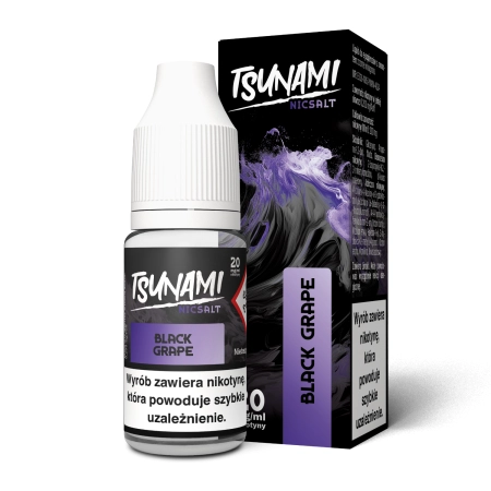 Liquid Tsunami Salt 20mg 10ml Ice Black Grape